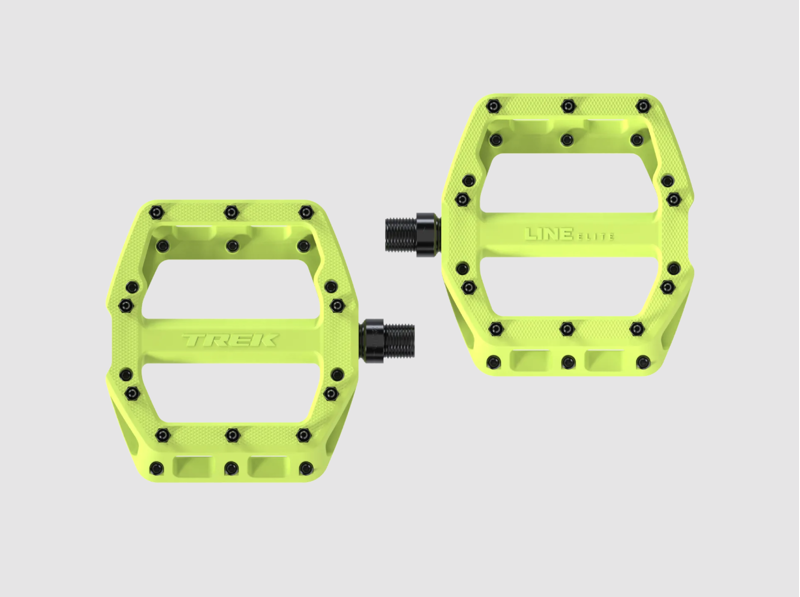Trek Line Elite Flat Pedal Set in Volt-3
